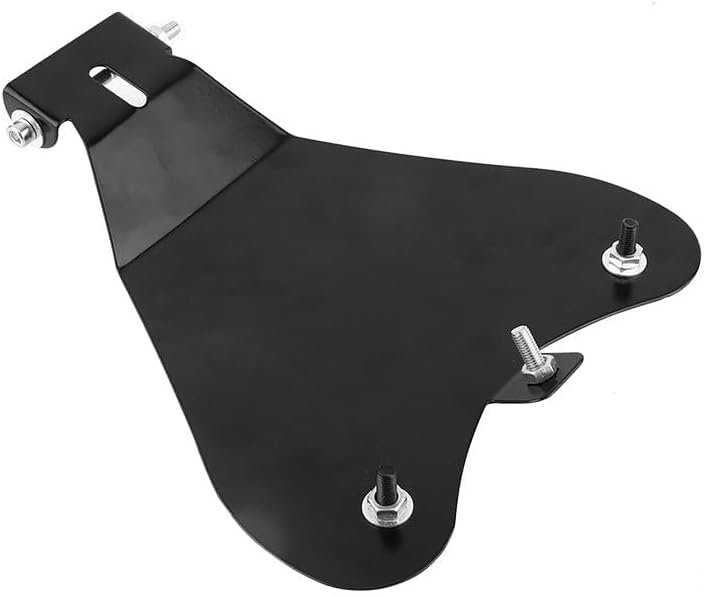 VGEBY 11,8'' X 10,2'' Motorrad Solo Sitz Grundplatte Hochleistungs Stahl-Schutzsitz Grundplatte