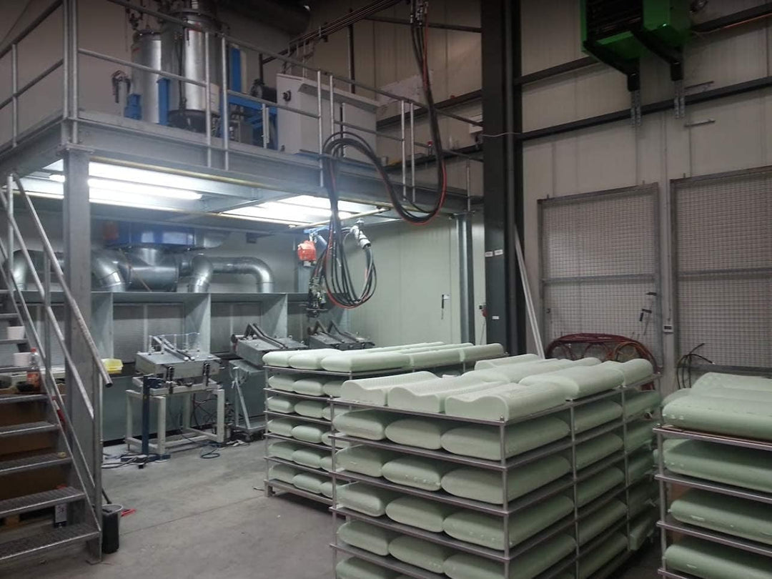 FMP Matratzenmanufaktur Orthopädisches Nackenstützkissen viscoelastisches Kissen, Visco Kopfkissen,