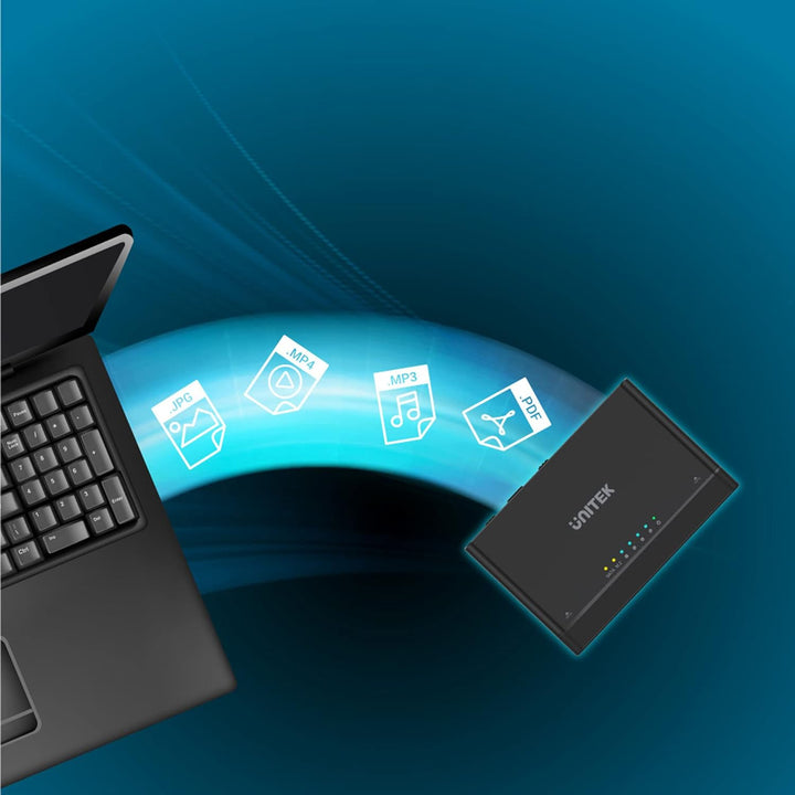 Unitek S1222A SolidForce+ USB-C zu PCIe/NVMe M.2 SSD-Gehäuse Plus SATA III Adapter mit Offline Clone