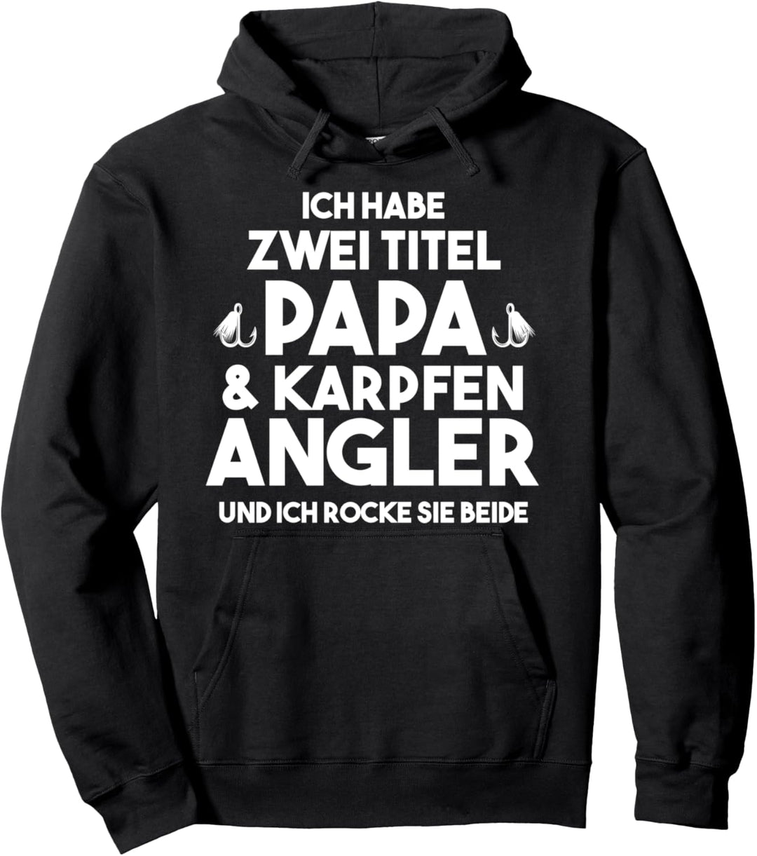 Angeln Papa KarpfenAngler Pullover Hoodie