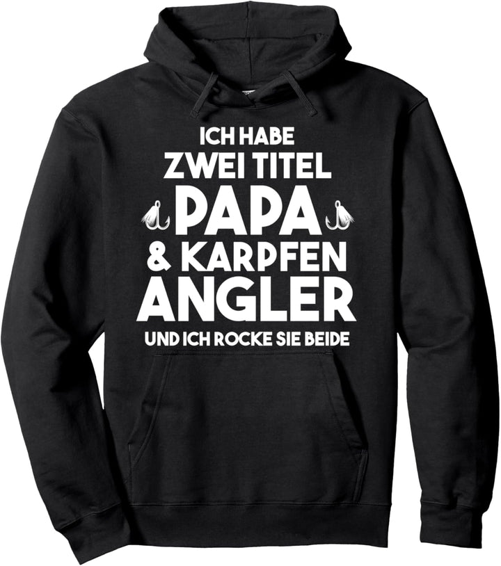 Angeln Papa KarpfenAngler Pullover Hoodie