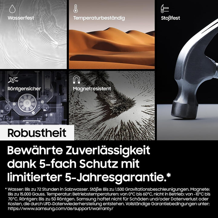 Samsung USB-Stick, USB-C, 512 GB, 400 MB/s Lesen, 110 MB/s Schreiben, USB 3.2 Gen1 Flash Drive für N