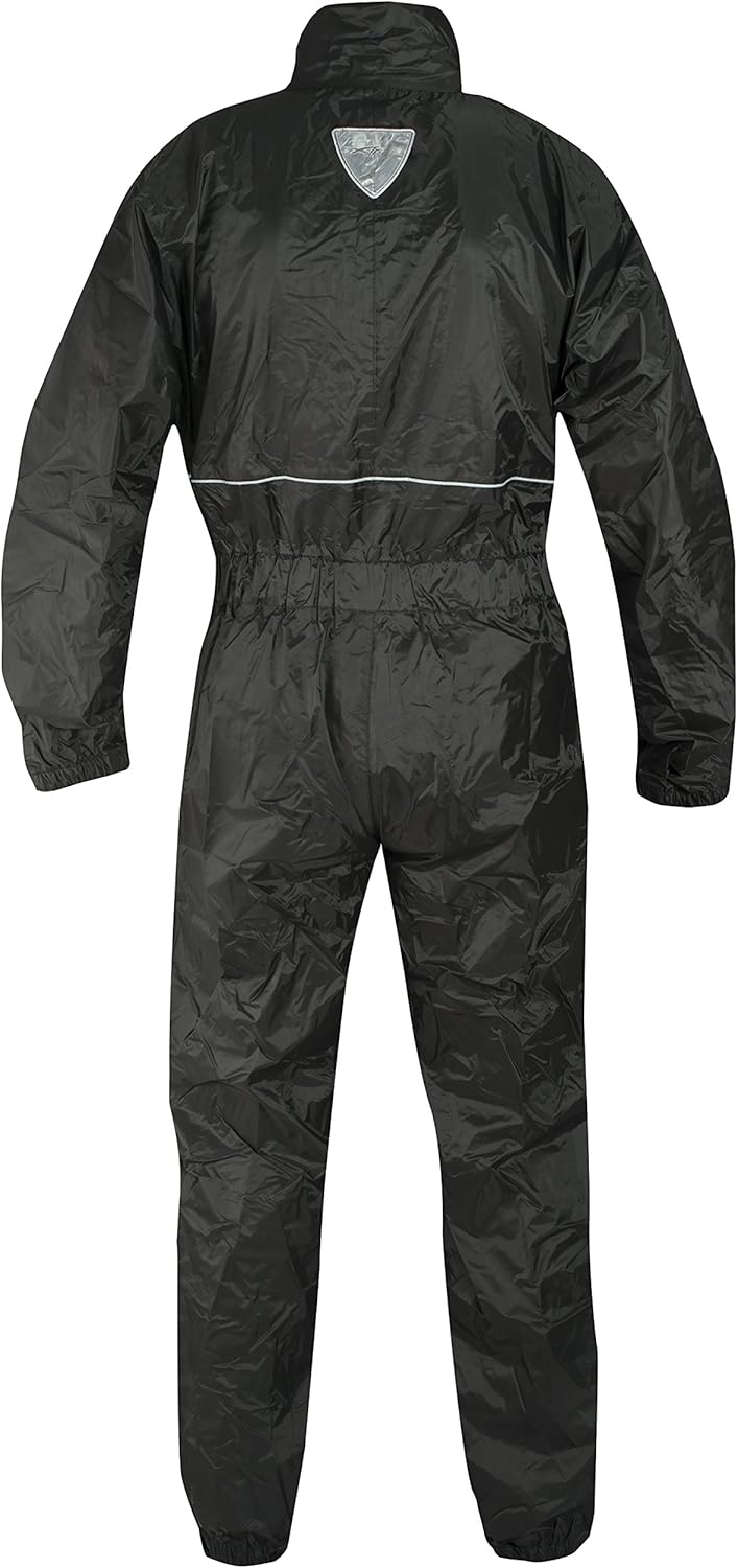 A-Pro Wasseranzung Wasserdicht Hoehe Sichtbarkeit Regenanzug Motorrad Schwarz XS XS Schwarz, XS Schw