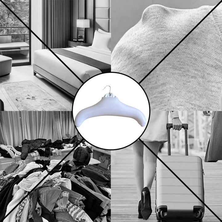 5 Stück Aufblasbare Kleiderbügel, Aufblasbare Faltbare Kleiderbügel Tragbar