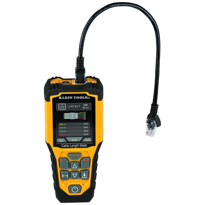 Klein Tools 501-915 Kabeltester TDR Kabellängenmesser misst Elektro-, Daten-, Zwei-Draht- und Romex-