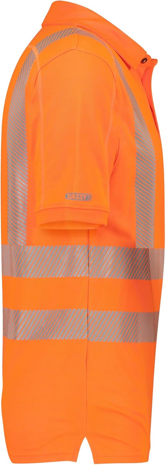 DASSY® Brandon Warnschutz UV-Poloshirt DASSY HIVIS COPES 54 - HIVIS STOFF NEONORANGE L