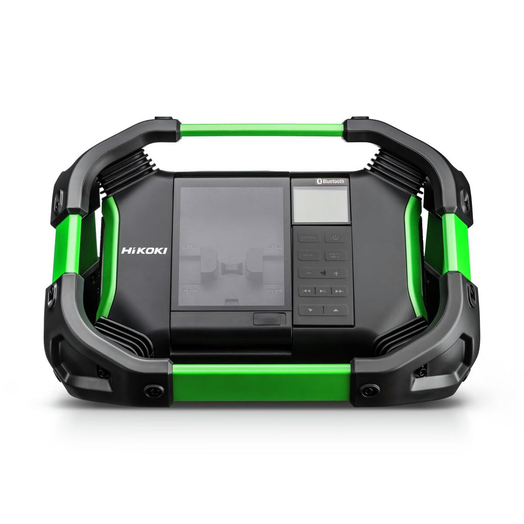 HiKOKI Akku-Baustellenradio UR18DSDL (Bluetooth, DAB+, USB, Wassergeschützt, AUX, Hohe Empfangsleist