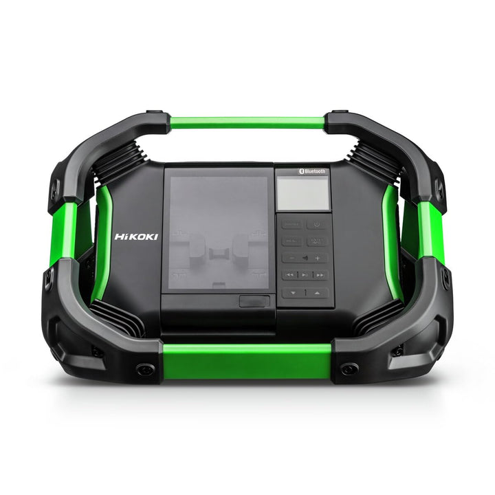 HiKOKI Akku-Baustellenradio UR18DSDL (Bluetooth, DAB+, USB, Wassergeschützt, AUX, Hohe Empfangsleist