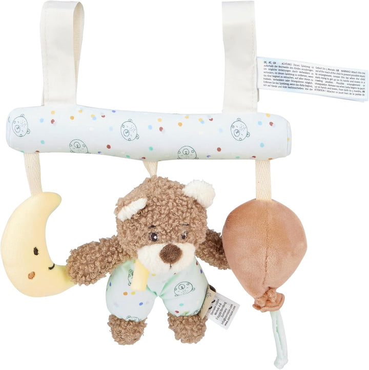 Sterntaler Spielzeug Aufhänger Bär BO, Baby-Spielzeug zum Aufhängen an Kinderbett- oder Kinderwagen,