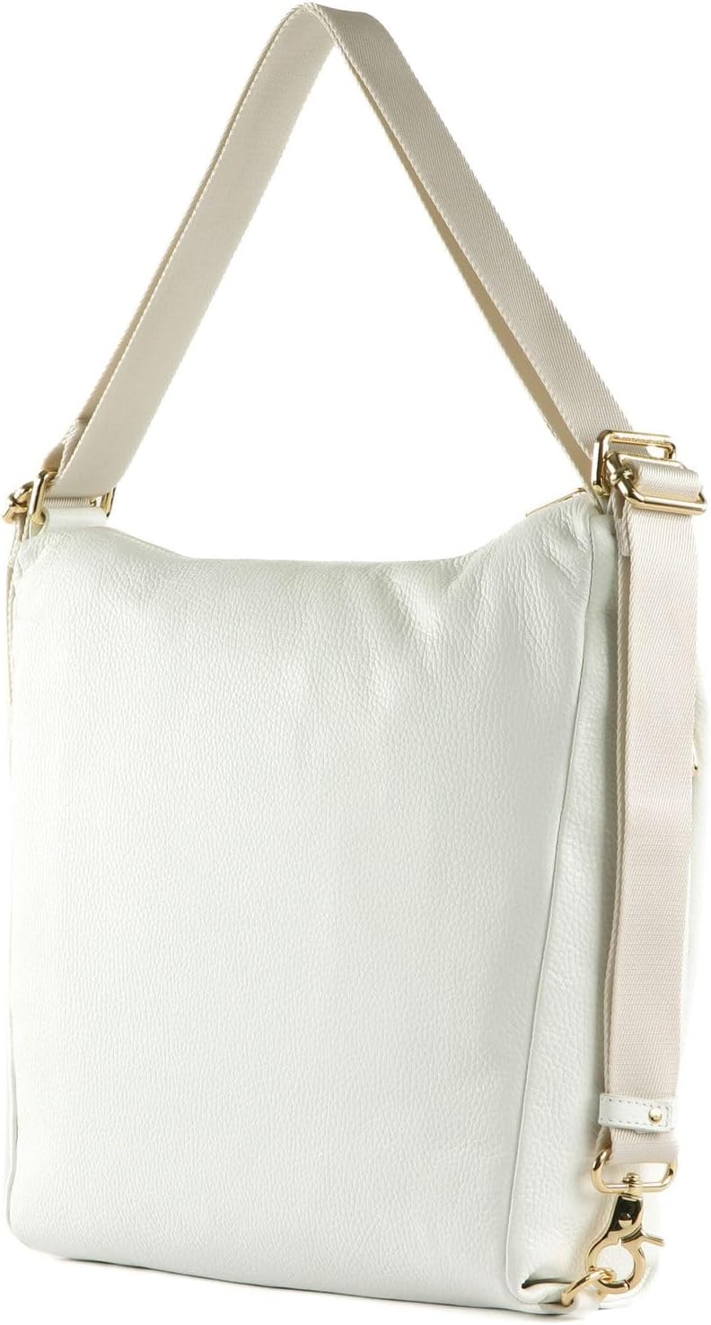 Mandarina Duck Damen Mellow Leather Tasche Optical White, Optical White