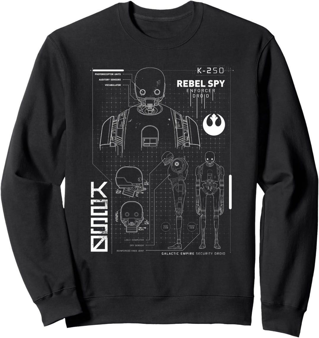 Star Wars K2SO Schematic Sweatshirt