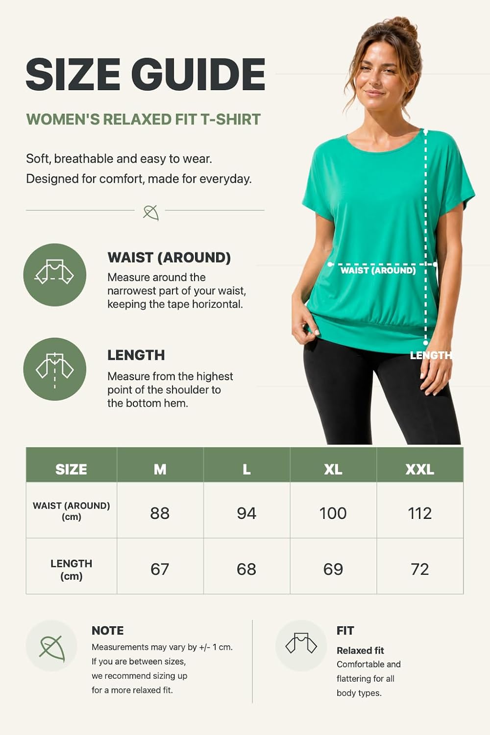 Van Der Rich ® - Tshirt Kurzam Rundhalsausschnitt Sommer- Damen L Aqua, L Aqua