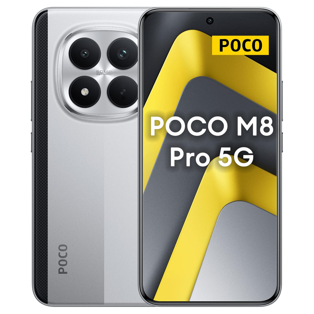 Poco M8 Pro 12+512 Silver (No Power Adapter Included)