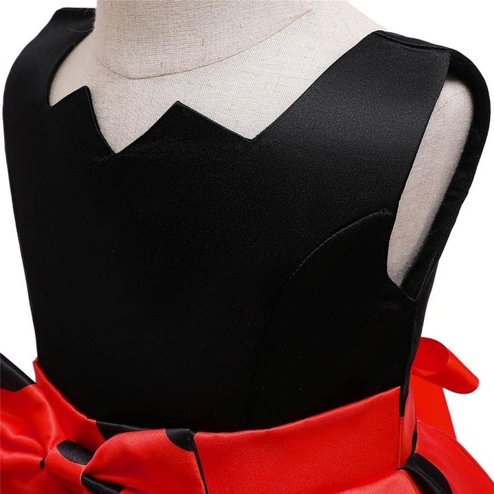 Lito Angels Marienkäfer Ladybug Kleid Kostüm Verkleidung Kleinkind Mädchen Grösse 2-11 Jahre Rot (mi