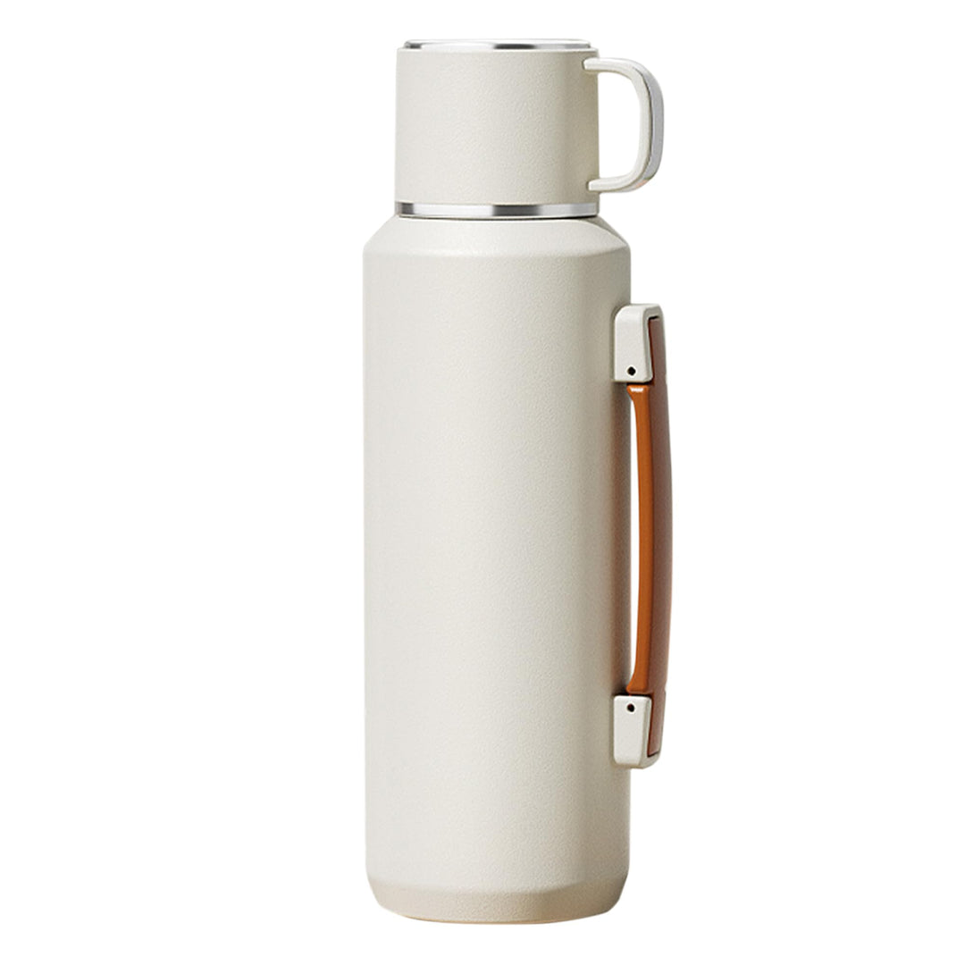 Simcat 1000ml Thermoskanne Thermosflasche 316 Edelstahl, Edelstahl Trinkflasche (hält 24 Stunden), T