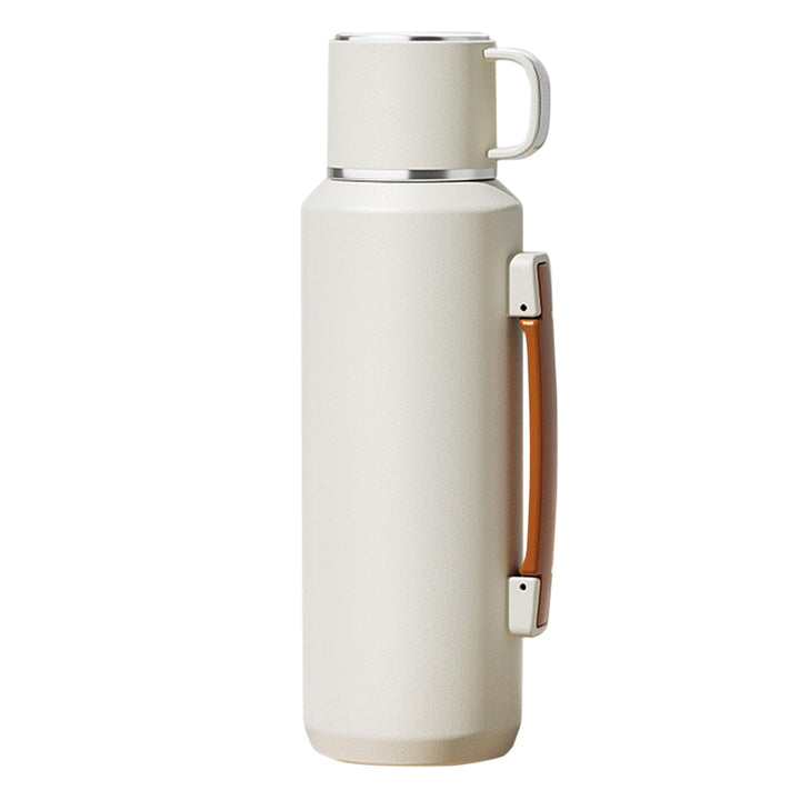 Simcat 1000ml Thermoskanne Thermosflasche 316 Edelstahl, Edelstahl Trinkflasche (hält 24 Stunden), T