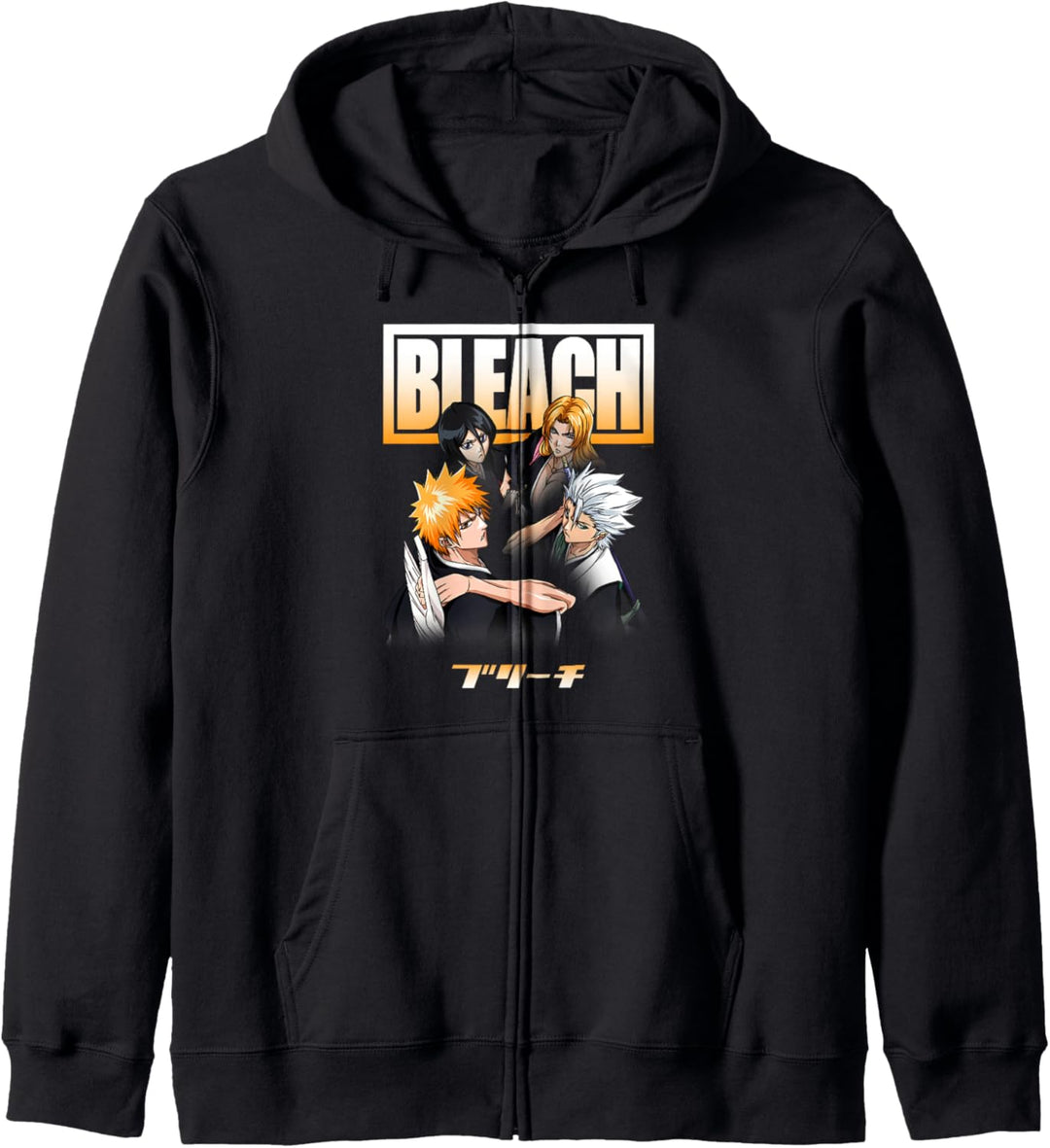 Bleach Besetzung und Logo Kapuzenjacke