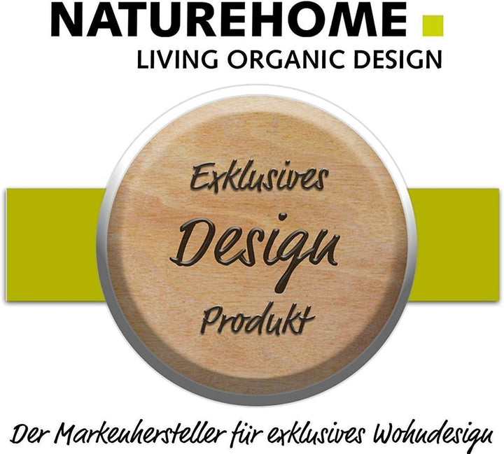 NATUREHOME Design Hocker Massivholz Nussbaum Natur geölt Sitzhocker Holz