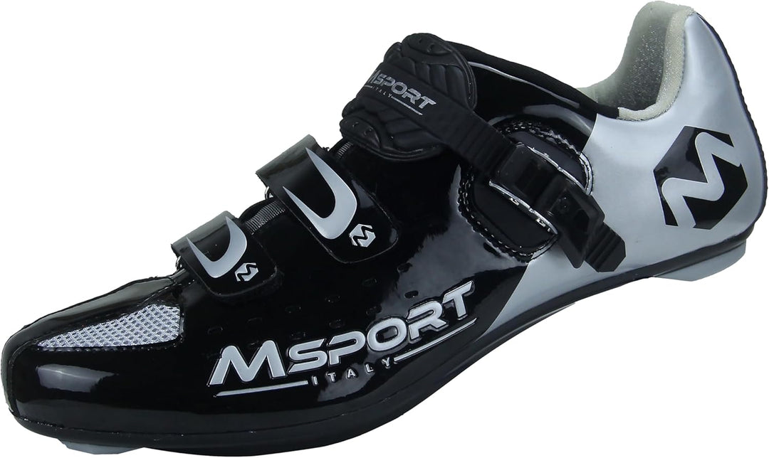 Msport Radfahren Schuhe für Rennrad,Rennradschuhe atmungsaktiv, Fahrradschuhe für Herren/Damen 46 EU