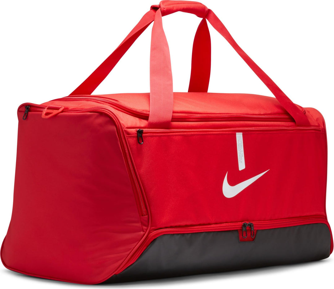 Nike Academy Team Fussball-Sporttasche (gross, 95 l), CU8089 University Rot / Schwarz / Weiss MISC,