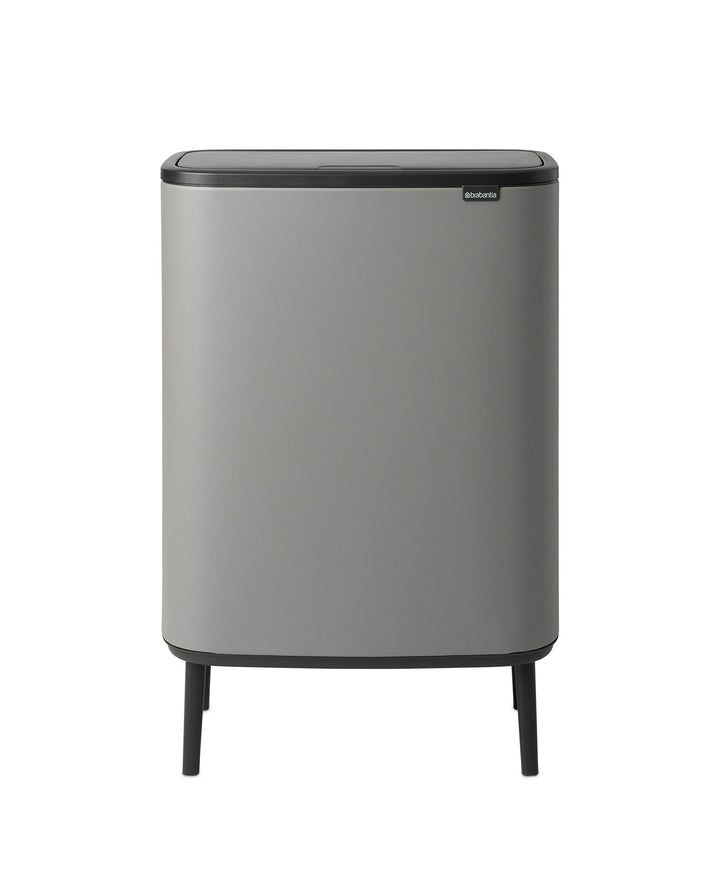 Brabantia 130281 Mülleimer, Mineralbeton Grau, 60 liter 1 Inneneimer (60L) Mineral Concrete Grey, 1