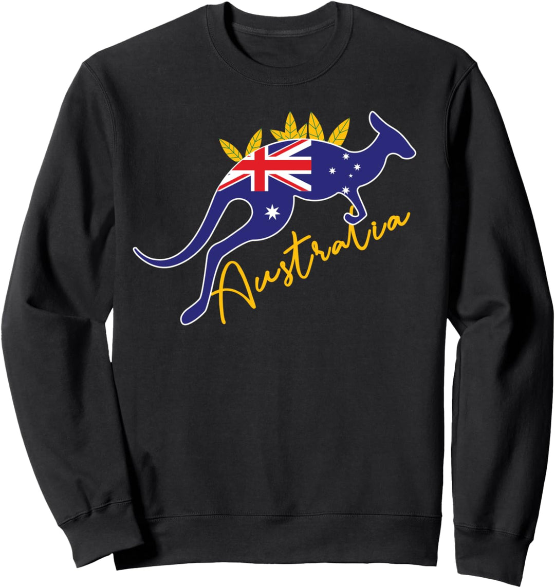 Australien Flagge Känguru Australian Pride Souvenir Home Sweatshirt