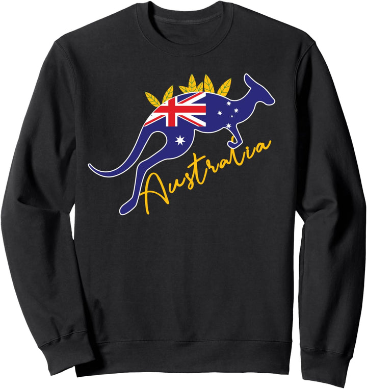 Australien Flagge Känguru Australian Pride Souvenir Home Sweatshirt