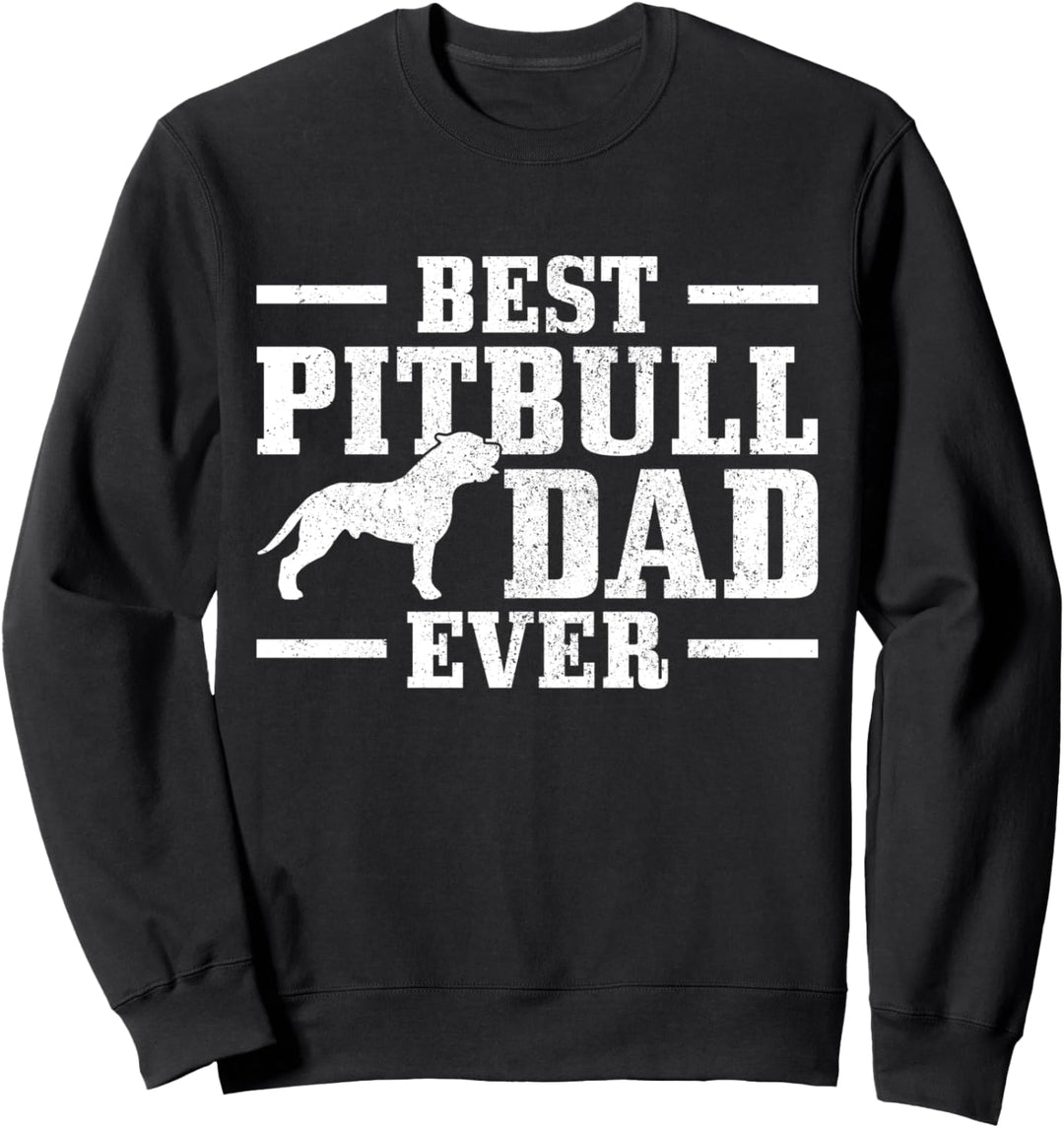 Best Pitbull Dad Ever Hund Vintage Sweatshirt