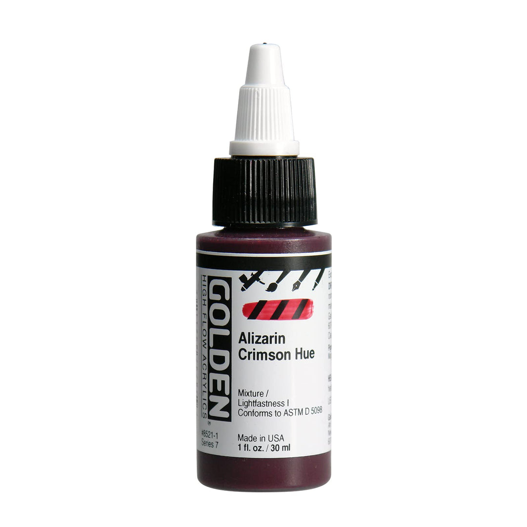 Golden High Flow Acrylic 30ml (1oz) Bottles Alizarin Crimson Hue
