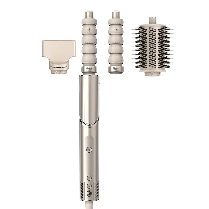Shark FlexStyle 3-in-1 Luftstyler & Haartrockner, Auto-Wrap-Lockenaufsatz, Ovalbürste, Konzentrator,