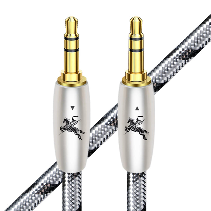 Impeto 3m AUX Kabel 3.5mm Audiokabel, Stereo Klinkenkabel, 6N OFC, Stecker auf Stecker, für Auto-Ste