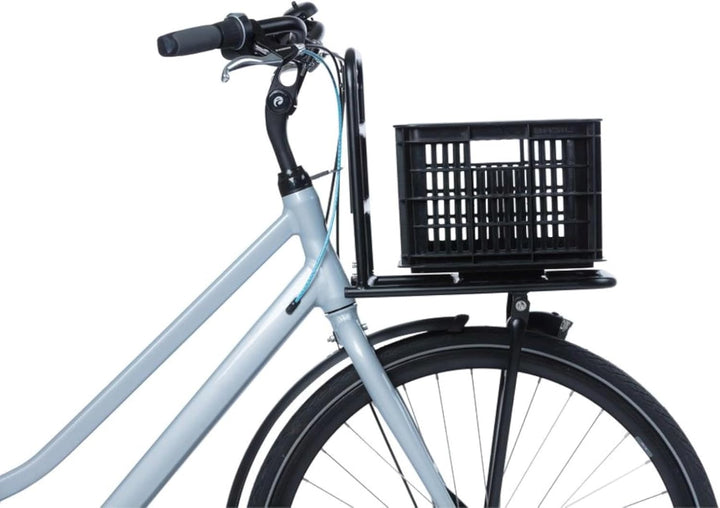 Basil B.V. Unisex – Erwachsene Crate L MIK Fahrradkaste, Schwarz, 40.4x29.8x22.6cm