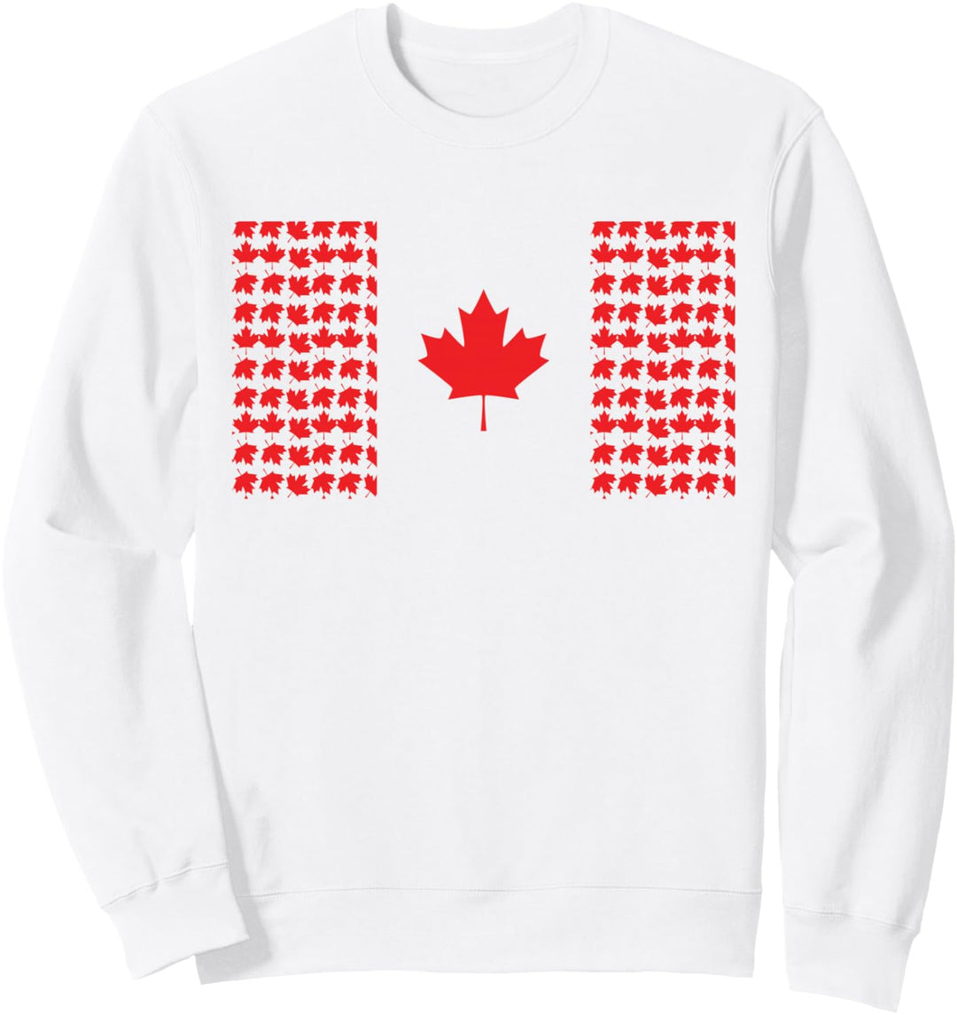 Kanadische Flagge Stolze Kanadische Ahornblätter Blattfahne Sweatshirt