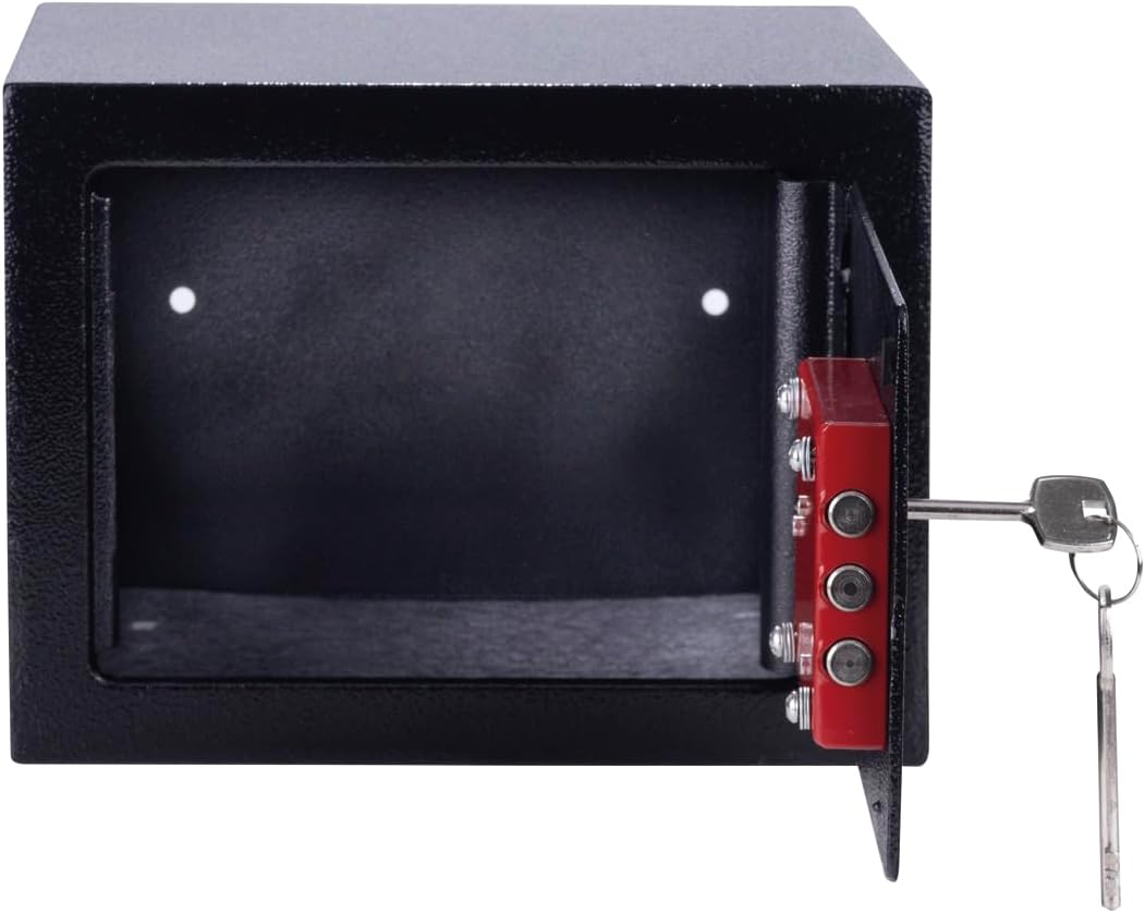 DONAU TECH Tresor Möbeltresor 4,6 L / 23 x 17 x 17 cm/Manuell Safe Möbeltresor/Safe Geldschrank Bode