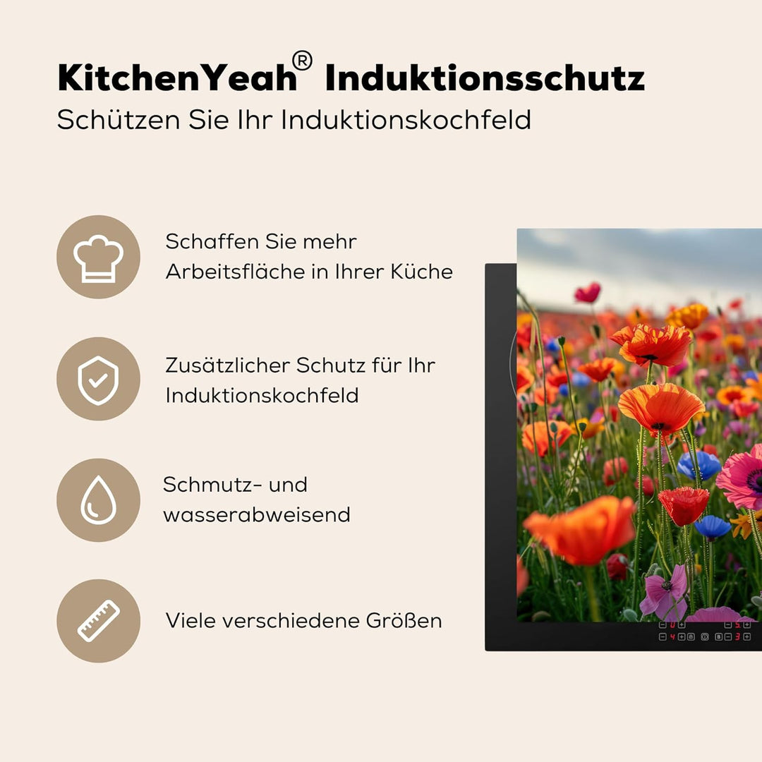 Herdabdeckplatte Einteilig Küche Ceranfeld Abdeckplatte Cerankochfeld Abdeckung Induktionskochfeld S