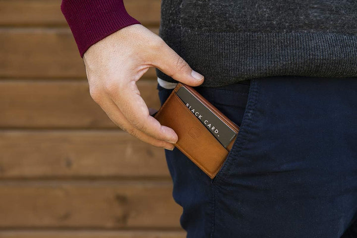 Solo Pelle Kartenetui mit RFID Schutz bis 11 Karten Portmonee Geldbeutel Kreditkartenetui für den Al