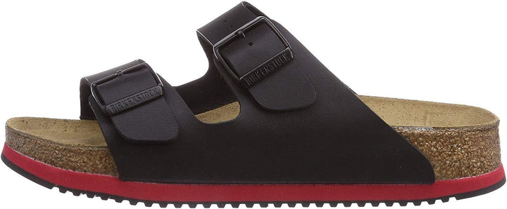 Birkenstock Classic Arizona Leder Unisex-Erwachsene Pantoletten 38 EU Schmal Schwarz, 38 EU Schmal S