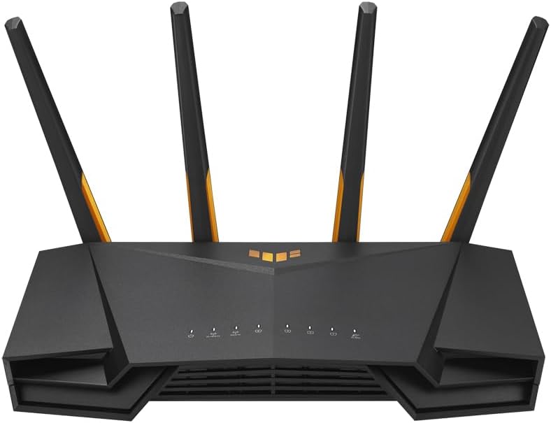 ASUS TUF Gaming AX4200 Dual Band WiFi 6 Gaming Router (WiFi 6, bis zu 4200 Mbit/s, Mobile Game Mode,
