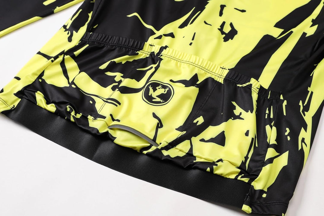 UGLY FROG FBAFu 2025 Langarm, Fahrradbekleidung T Shirt für Männer, Atmungsaktive Cycling Jersey Sch
