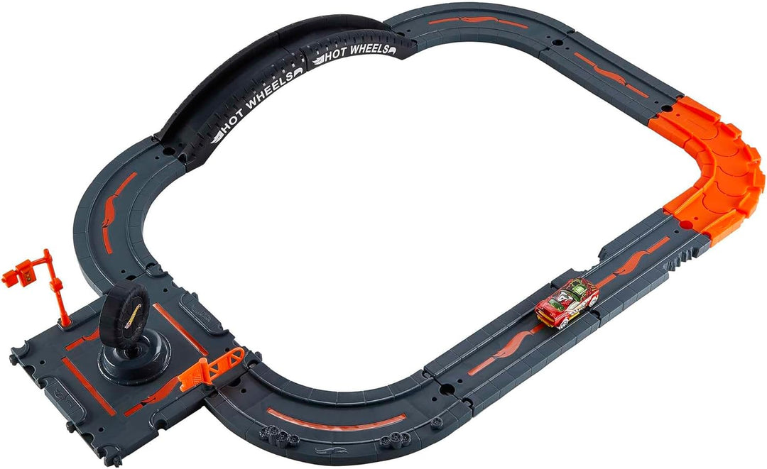 Hot Wheels City - Erweiterungs-Streckenset inklusive 10 Komponente für individuelle Gestaltung und A