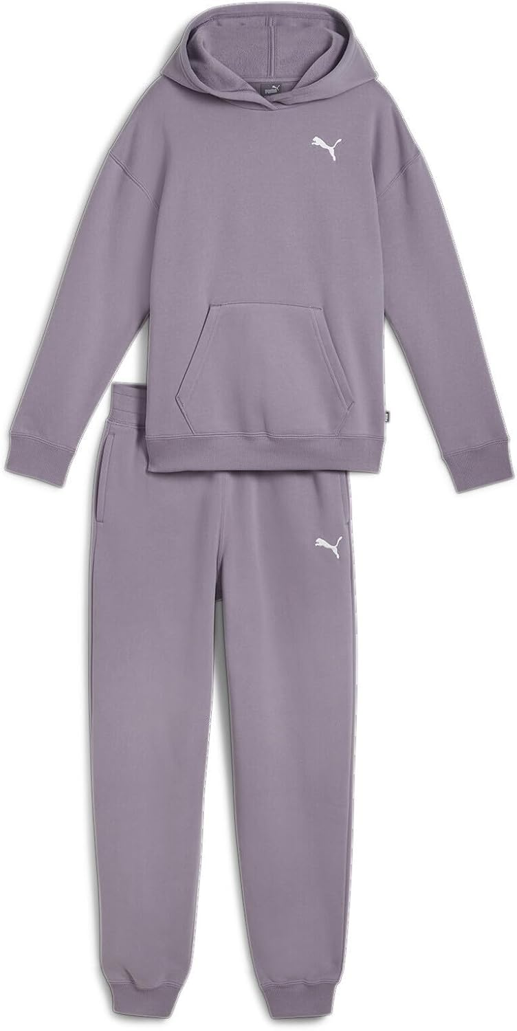 PUMA Mädchen Loungewear Suit Fl G Trainingsanzug, Pale Plum