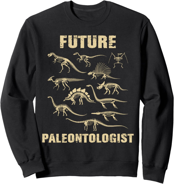 Lustige Dinosaurier Fossil Zukunft Paläontologe Sweatshirt