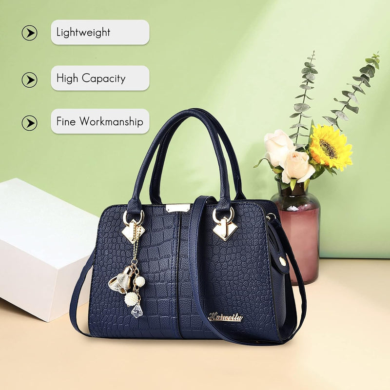 FANDARE Damen Handtasche Umhängetasche Frauen Schulterbeutel Shopper Tote Reise Henkeltasche Schulte