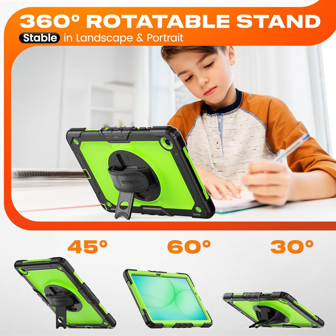 SEYMAC stock Hülle für Samsung Galaxy Tab A11+ Plus/A9+ Plus 11 Zoll 2025/2023, Stossfeste Hülle mit