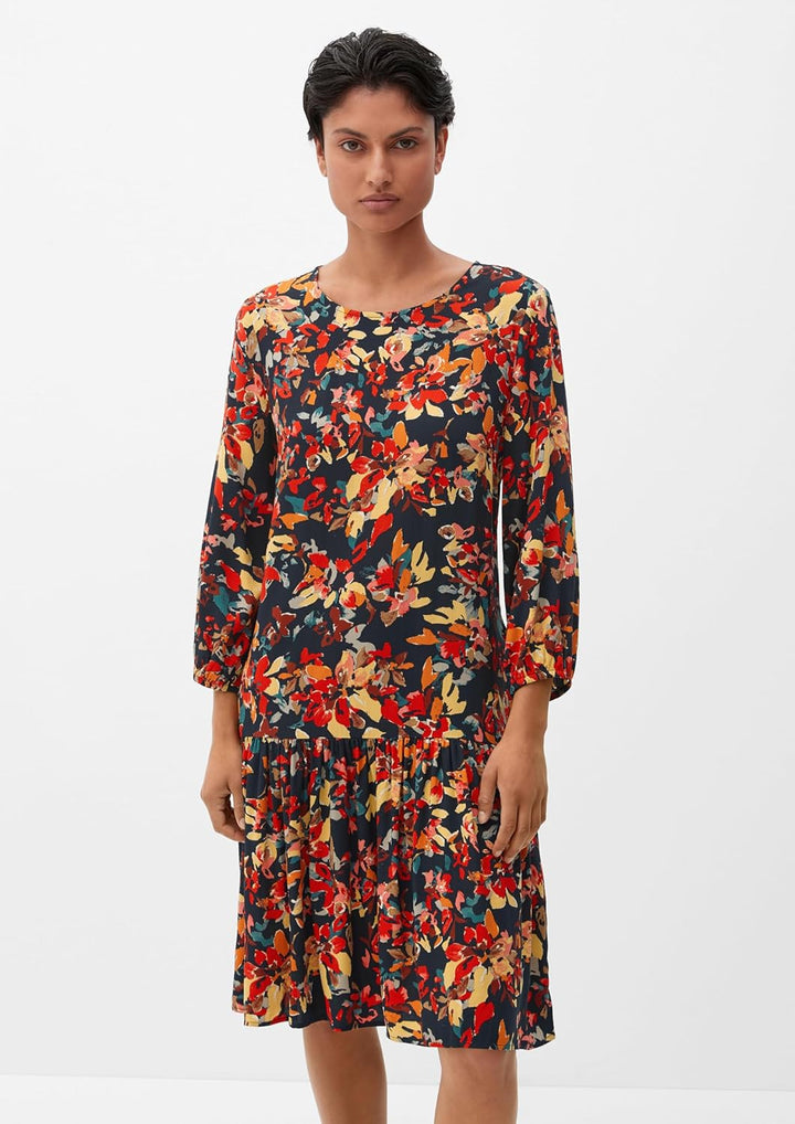 s.Oliver Damen Kleid 34 Blau 59a0, 34 Blau 59a0
