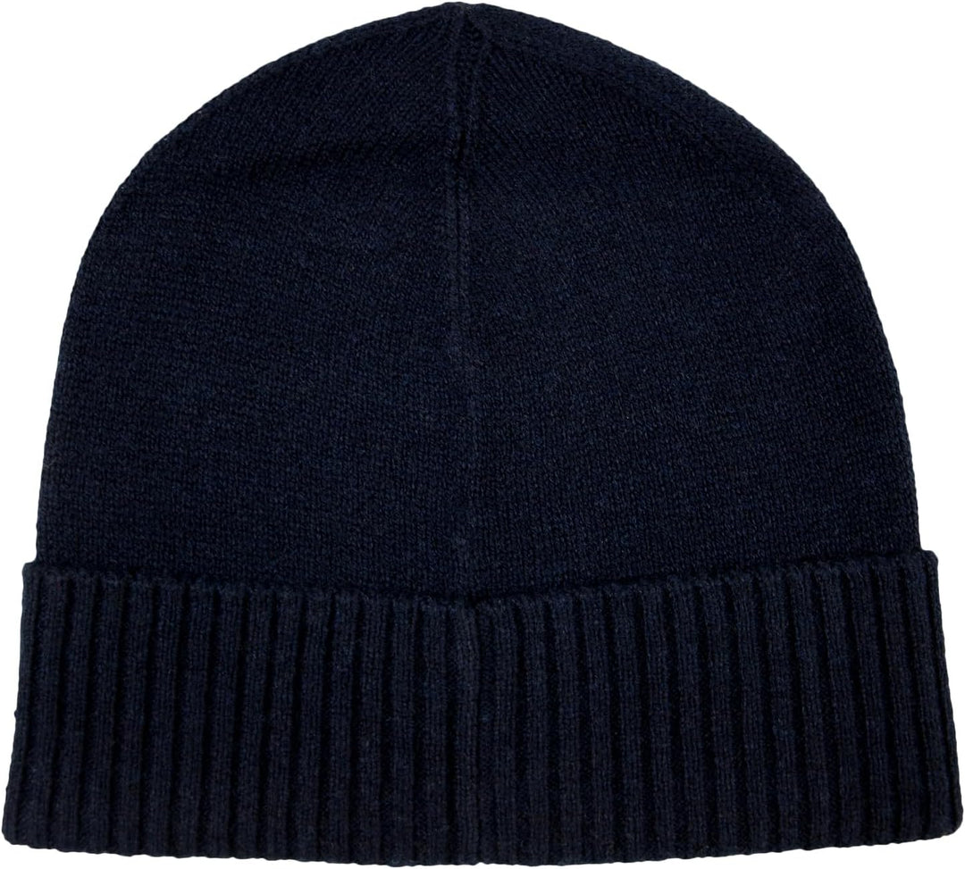 BOSS Herren Mütze Strickmütze Akaio Einheitsgrösse Dark Blue, Einheitsgröße Dark Blue