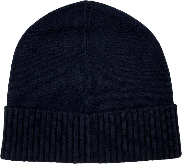 BOSS Herren Mütze Strickmütze Akaio Einheitsgrösse Dark Blue, Einheitsgröße Dark Blue