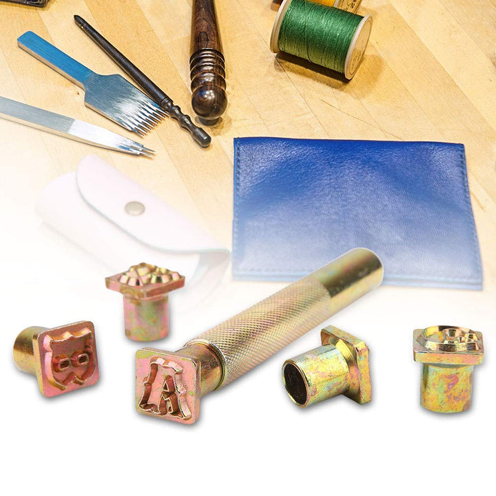 26Pcs leder stanz buchstaben, Letter Stamps Stanzwerkzeuge A-Z Alphabet Imprinted Stanzwerkzeuge für
