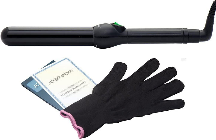 Jose Eber Clipless-Curling Iron, Schwarz, 32 mm