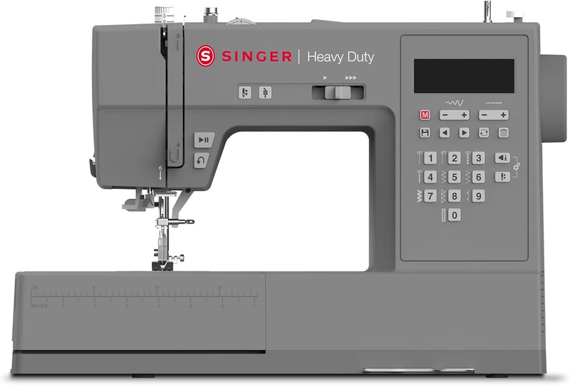 Singer Heavy Duty 6705C: Professionelle elektronische Nähmaschine mit 129 Stichen und 411 Anwendunge